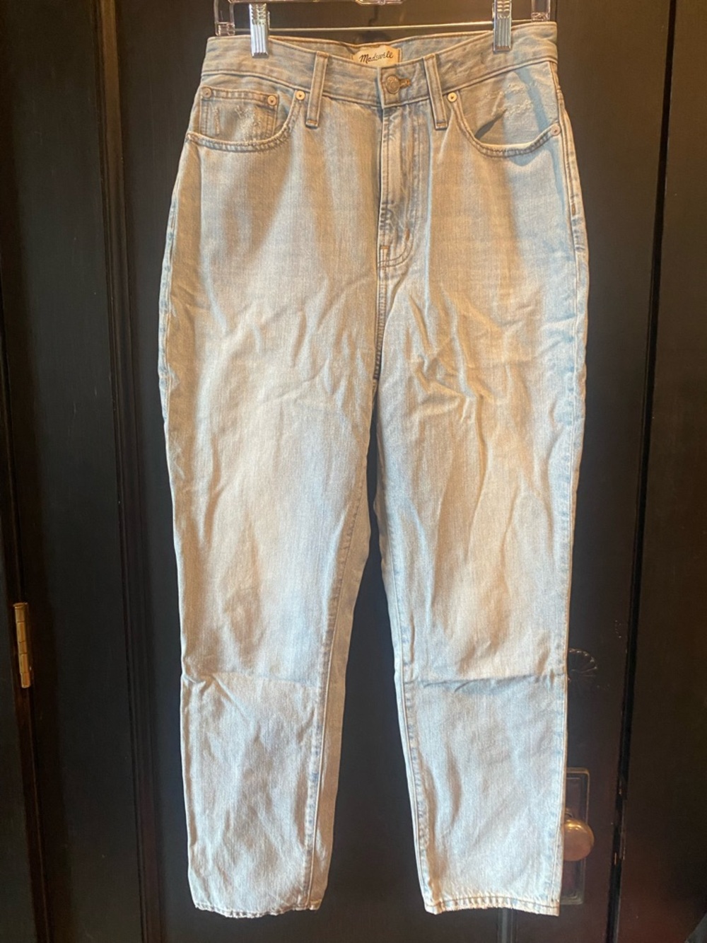 Madewell - “The Curvy Perfect Vintage Jean” - Light Blue Denim Jeans